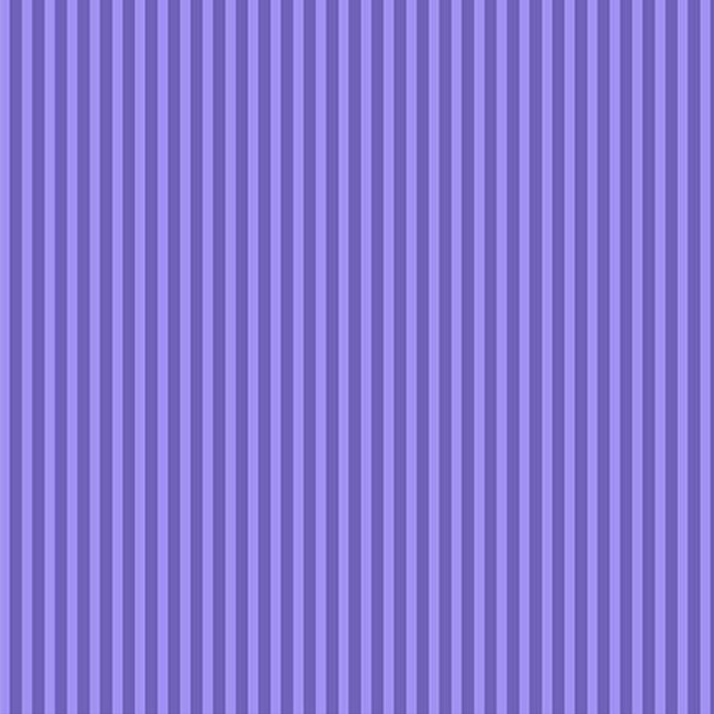 Fabric with narrow violet and periwinkle vertical stripes