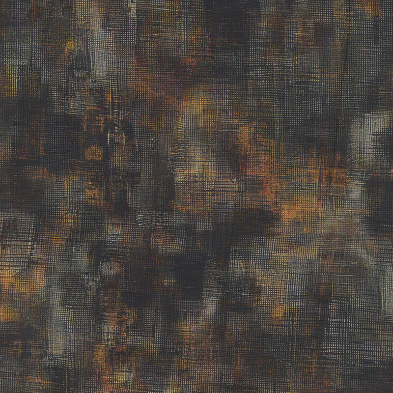 Mottled brown fabric featuring a crosshatching texture.