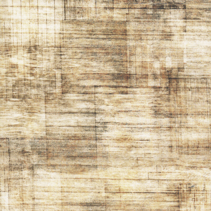 Shiplap wood textured light tan fabric.