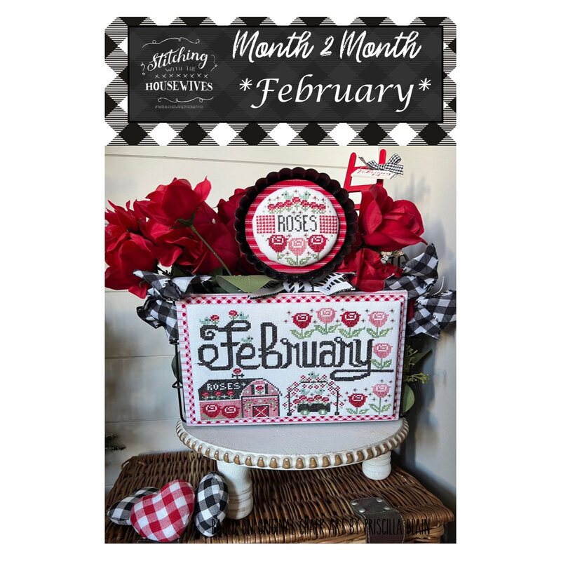 Front cover of the pattern showing completed versions of the products, staged with coordinating décor.