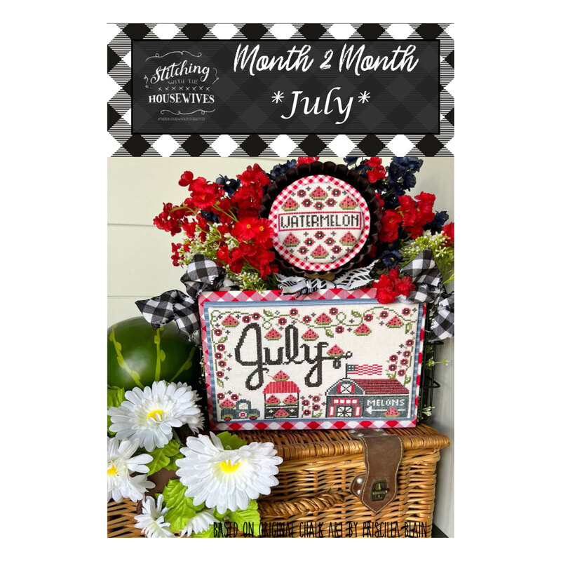 Front cover of the pattern showing completed versions of the products, staged with coordinating décor.