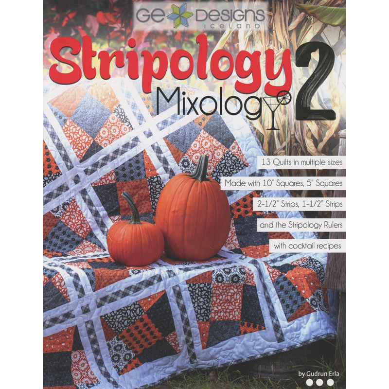 Cover for the Stripology Mixology 2 Quilts book.