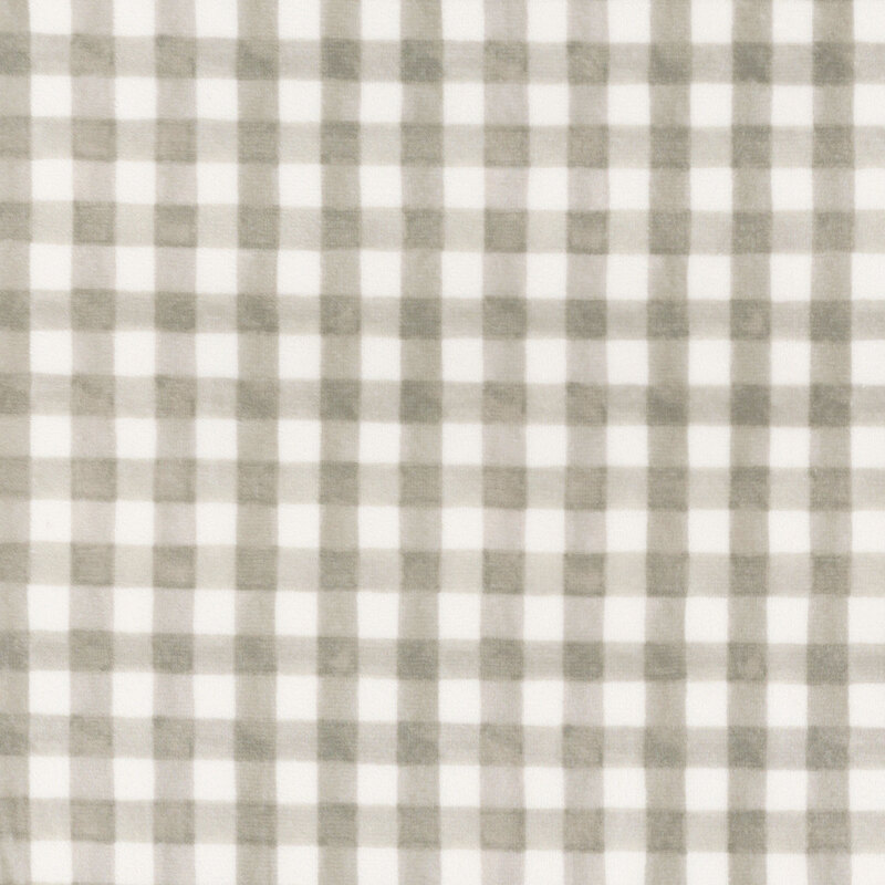 Cream fabric with a soft tan gingham pattern.