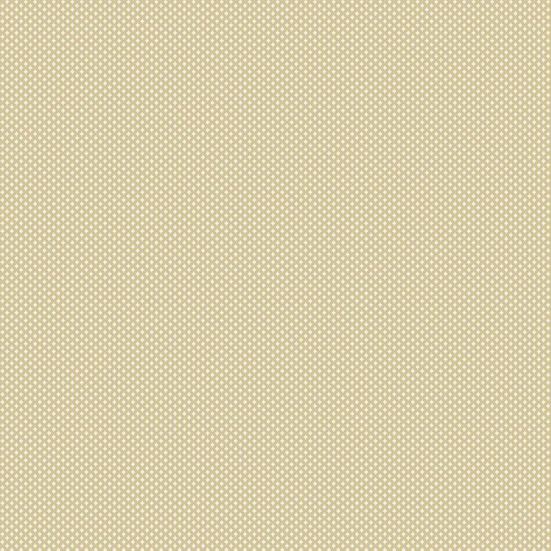 A tan fabric with a pattern of tiny, tonal beige diamonds