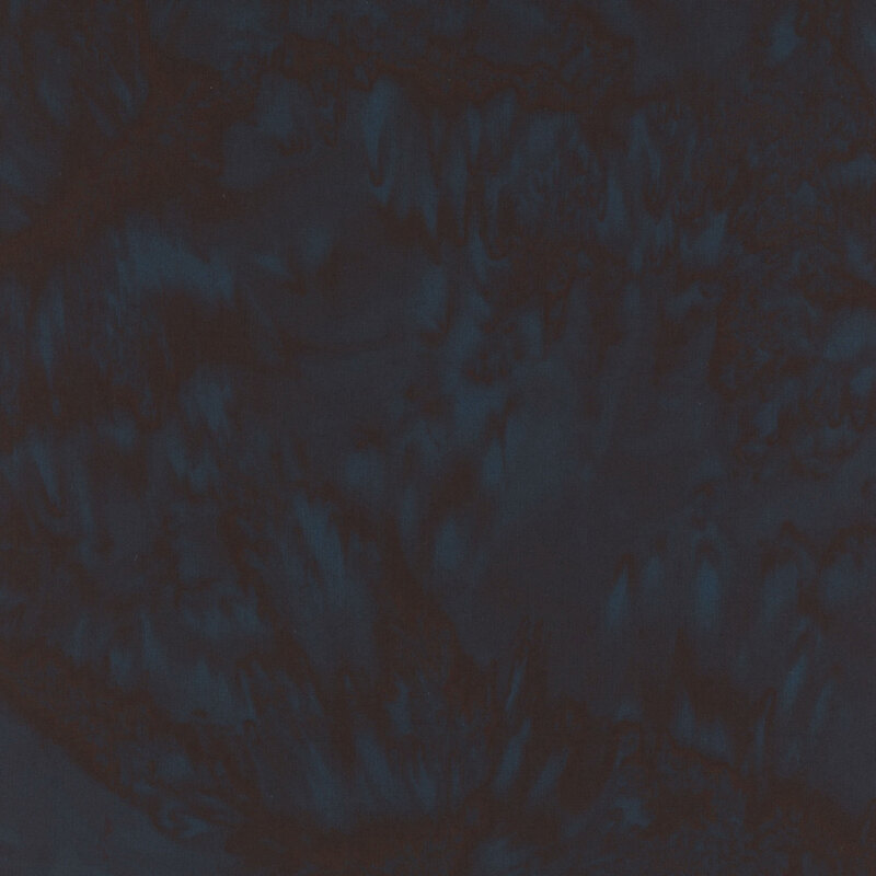marbled batik fabric in shades of dark aqua.