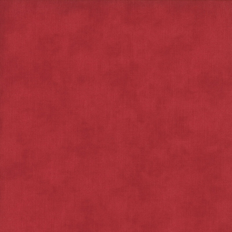 Mottled linen textured fabric in bright crimson red