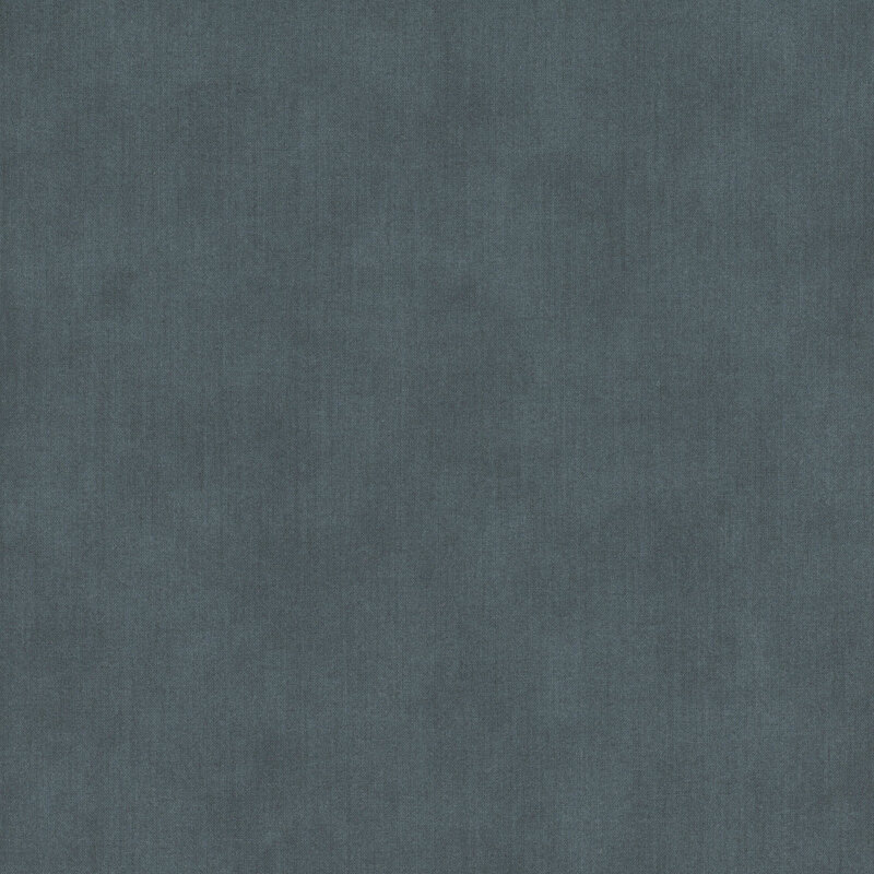 Mottled linen textured fabric in muted navy blue