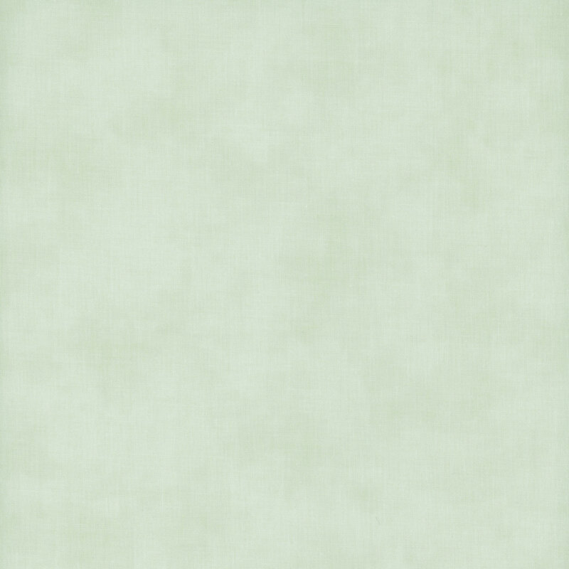 Mottled linen textured fabric in muted aquamarine