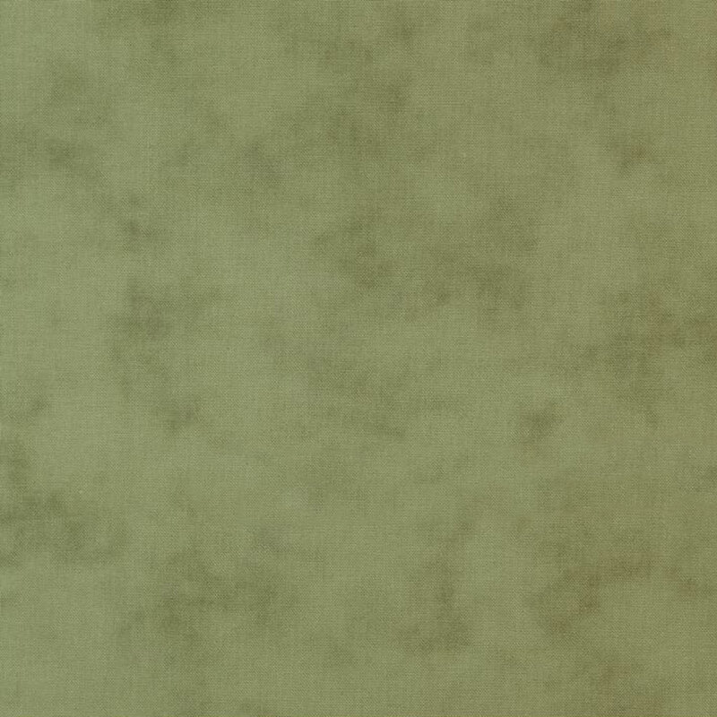 Mottled linen textured fabric in muted olive green