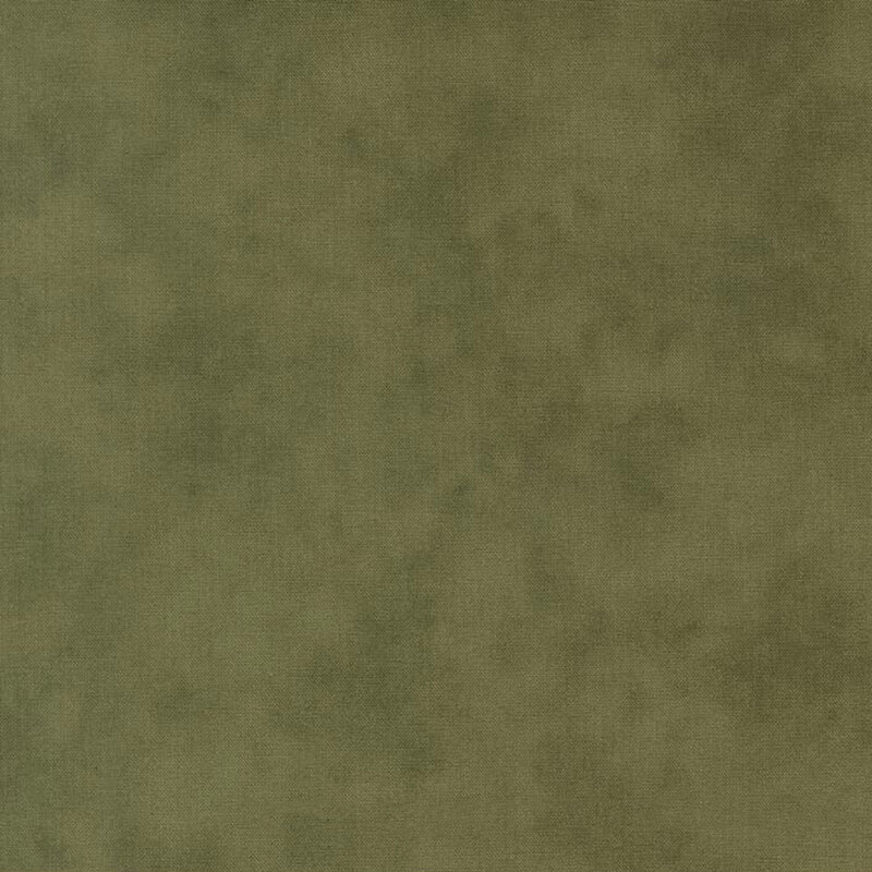 Mottled linen textured fabric in holly green