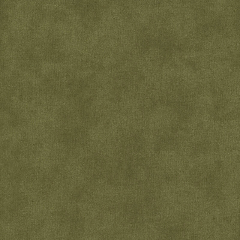 Mottled linen textured fabric in holly green