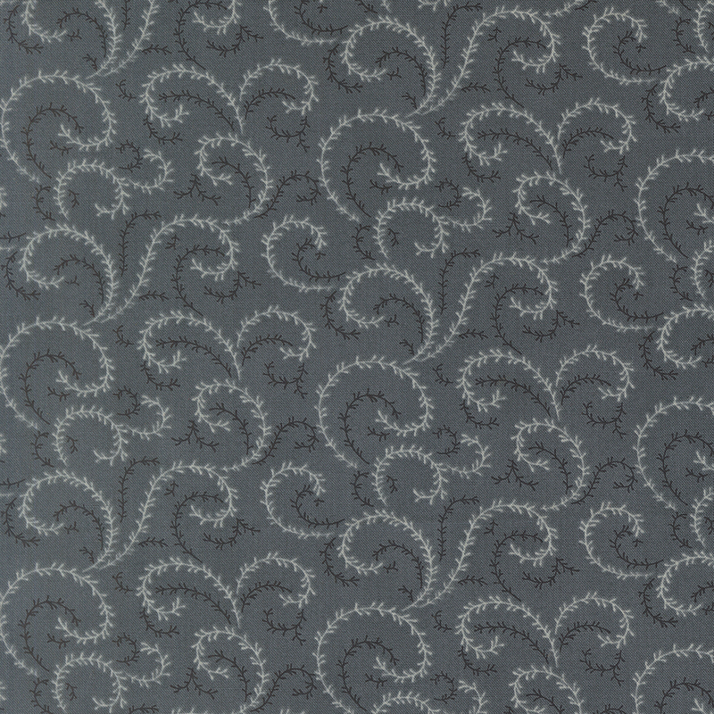 A soft black fabric with gray and black organic swirls.