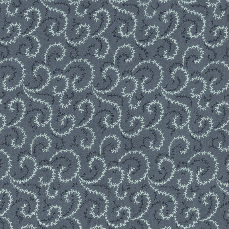 A soft black fabric with gray and black organic swirls.