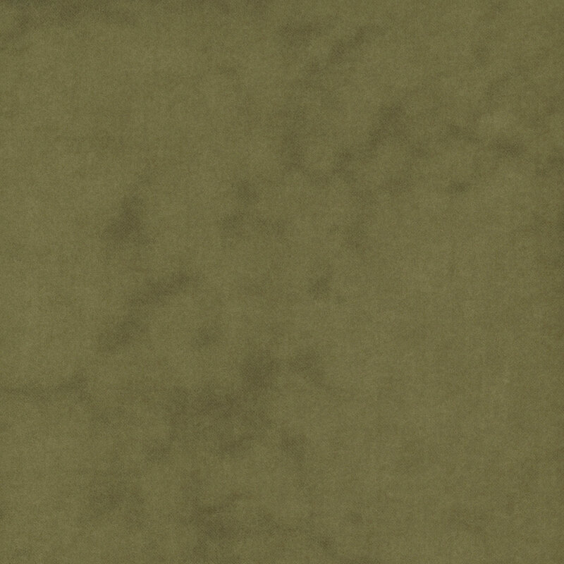 Olive green flannel fabric with subtle mottling