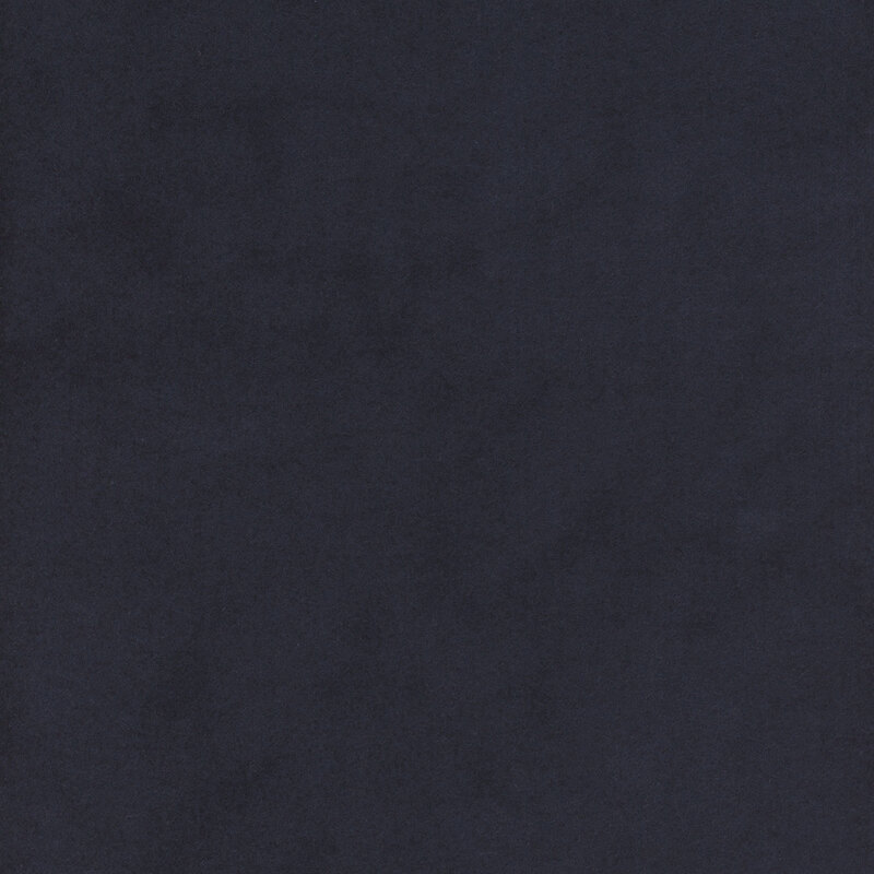 Dark Indigo flannel fabric with subtle mottling