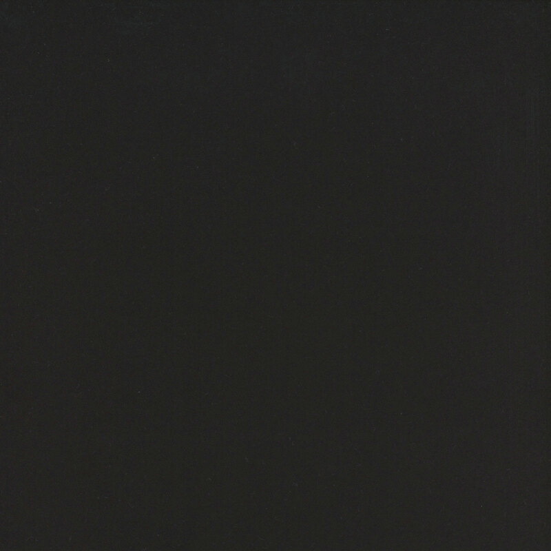 Charcoal black flannel fabric with subtle mottling