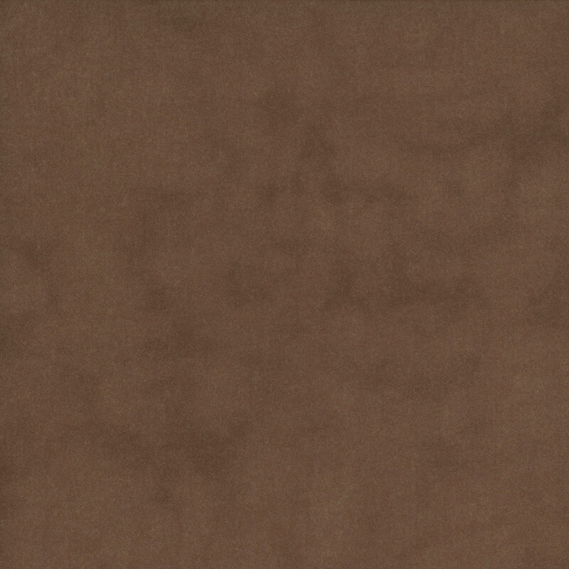 Cocoa brown colored flannel fabric with subtle mottling