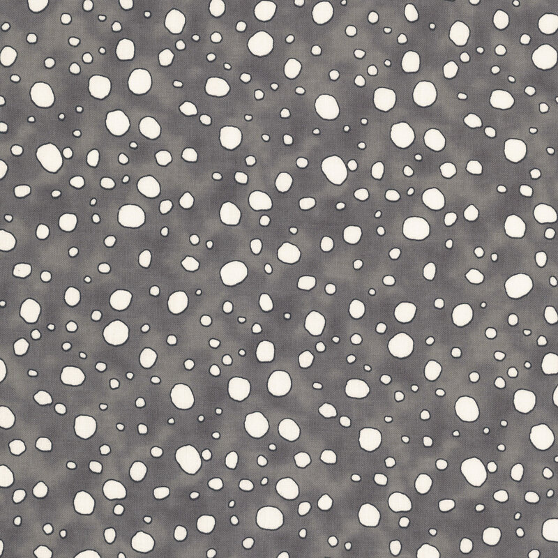 Falling snow on a mottled dark gray background.