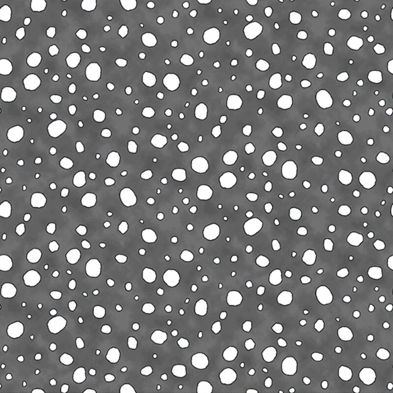 Falling snow on a mottled dark gray background.