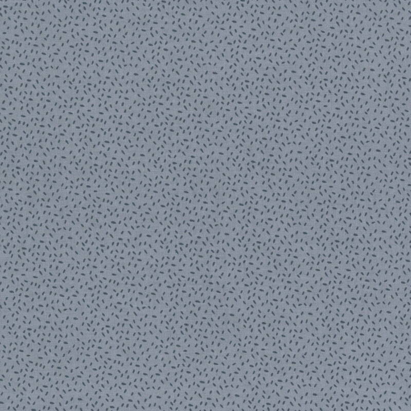 Graw fabric with small, abstract tonal dots.
