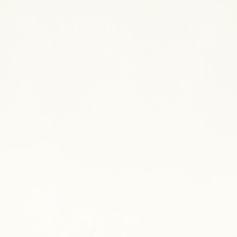 Solid white minky fabric.