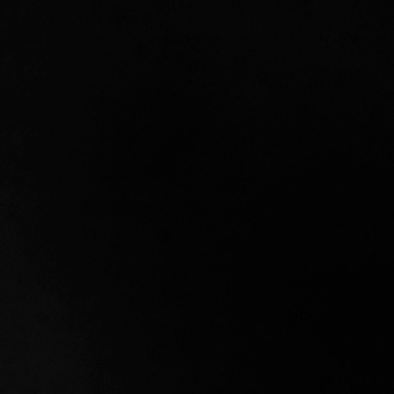 Solid black minky fabric.