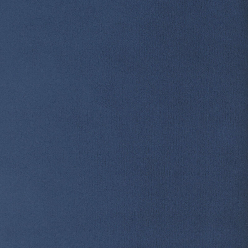 Solid navy blue minky fabric.