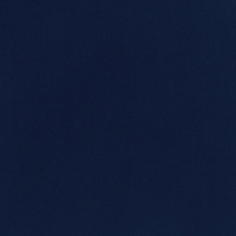 Solid navy blue minky fabric.