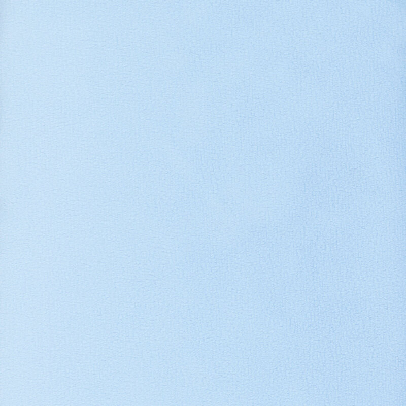Solid baby blue minky fabric.