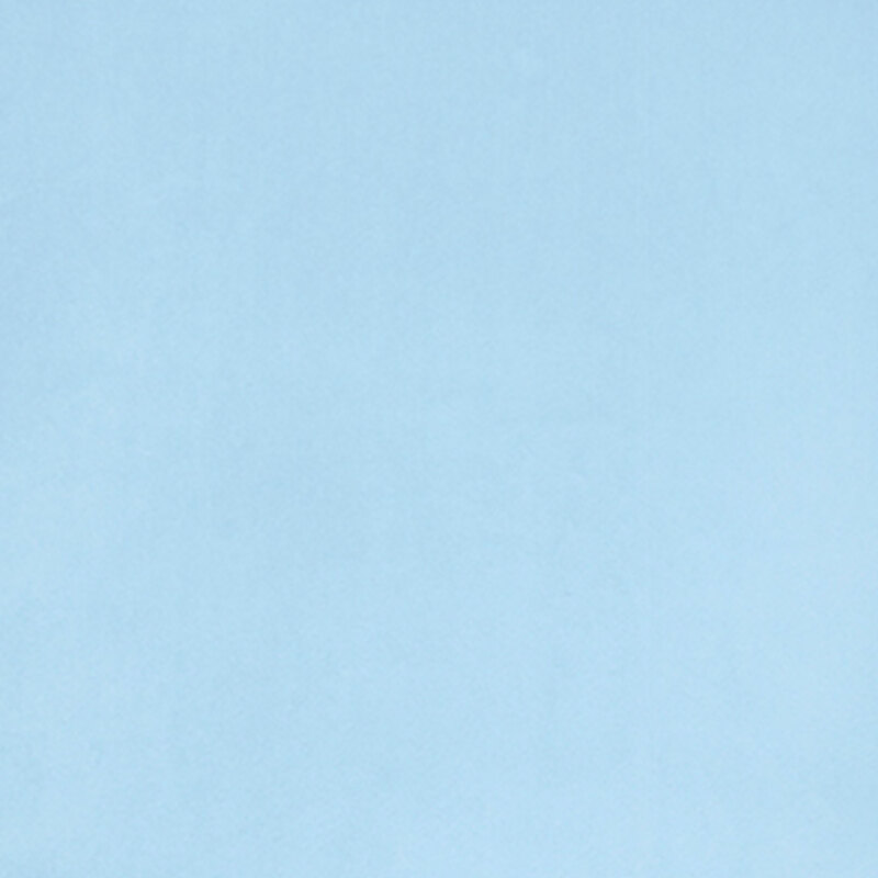 Solid baby blue minky fabric.