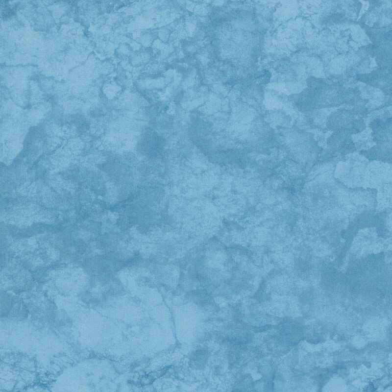 Sky blue fabric with a tonal marble texture