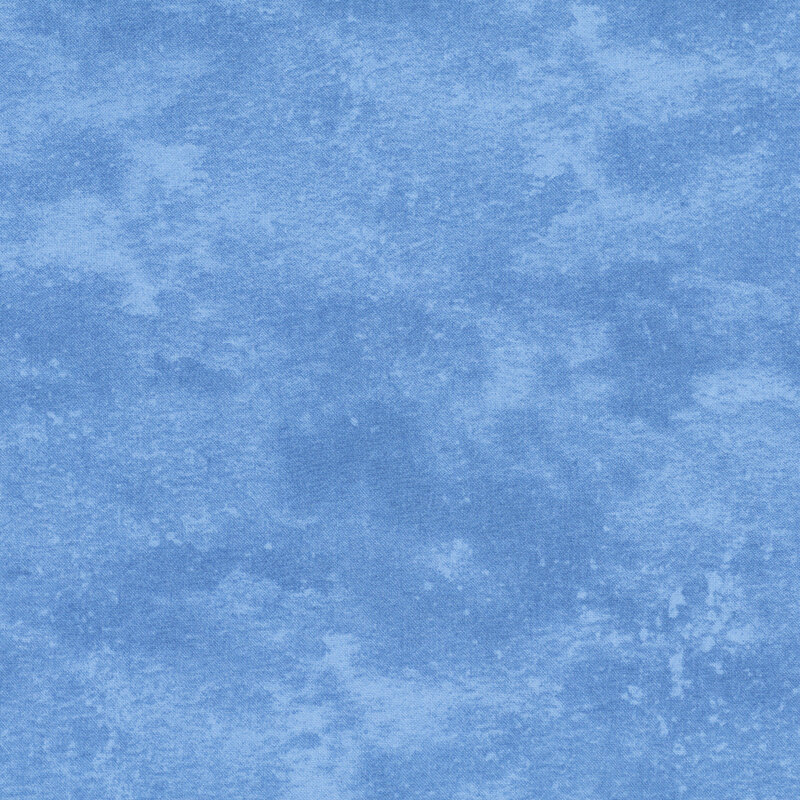 Mottled and textured deep sky blue fabric.