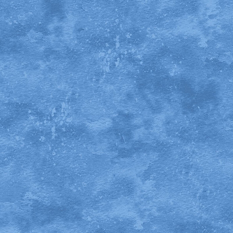 Mottled and textured deep sky blue fabric.