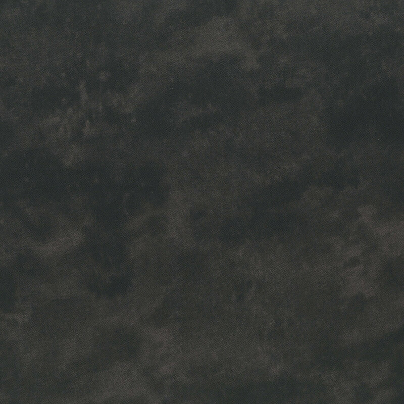 Mottled and textured soft black fabric.