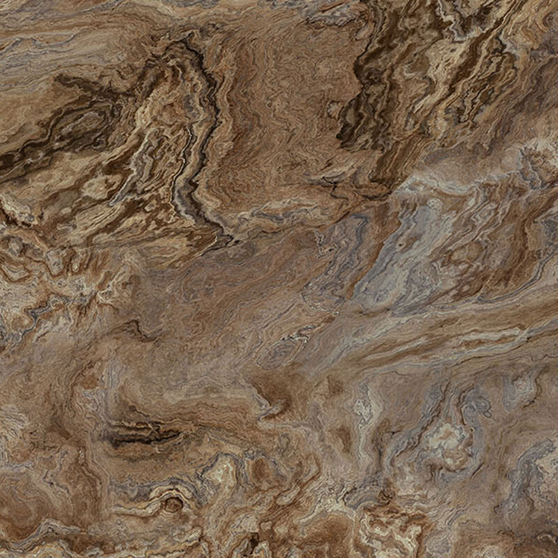 Mottled brown fabric resembling wood grain and earthly textures.