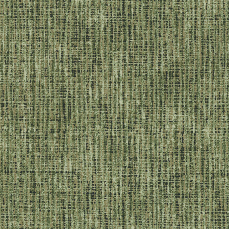 Green fabric with a subtle woven texture for a softly weathered look.