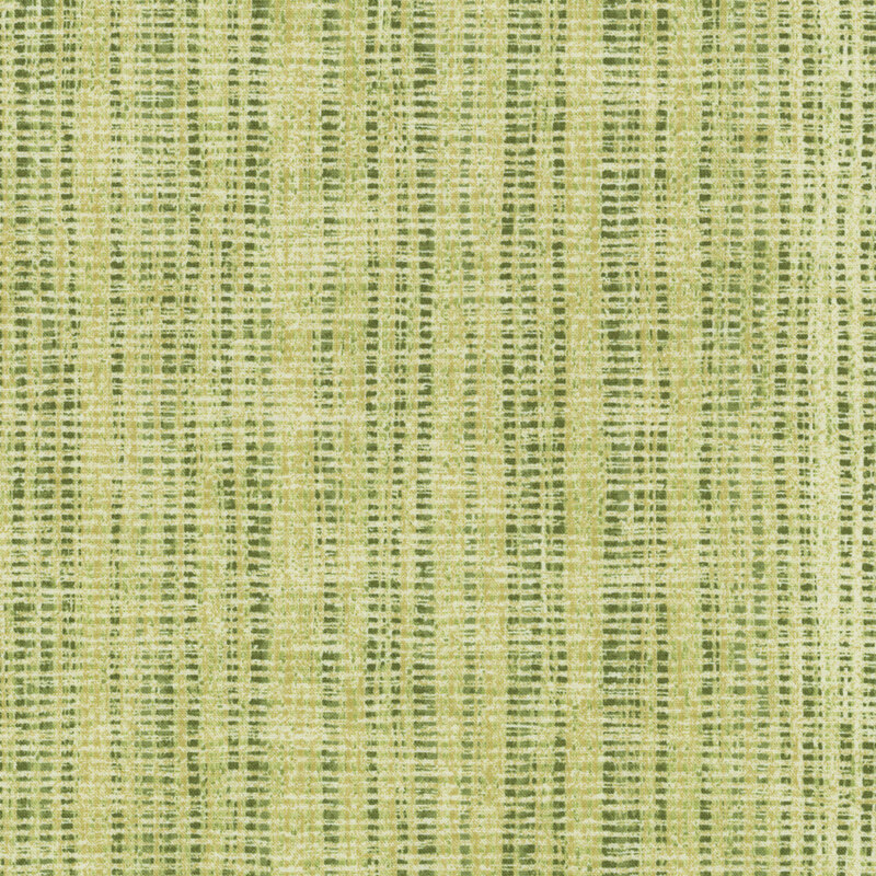 Green fabric with a subtle woven texture for a softly weathered look.