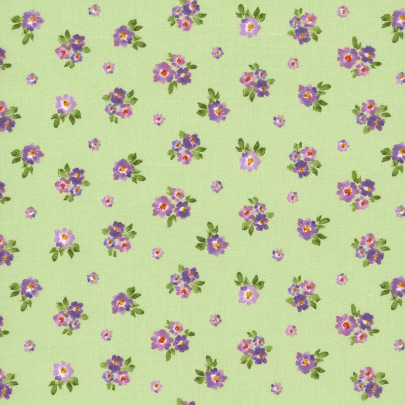 Chateau En Fleur Y4977-20 Lt Green by Heatherlee Chan for Clothworks