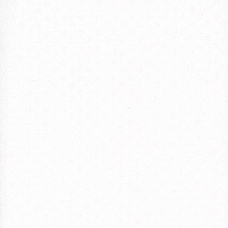 A white on white fabric with pointillism-style stars.