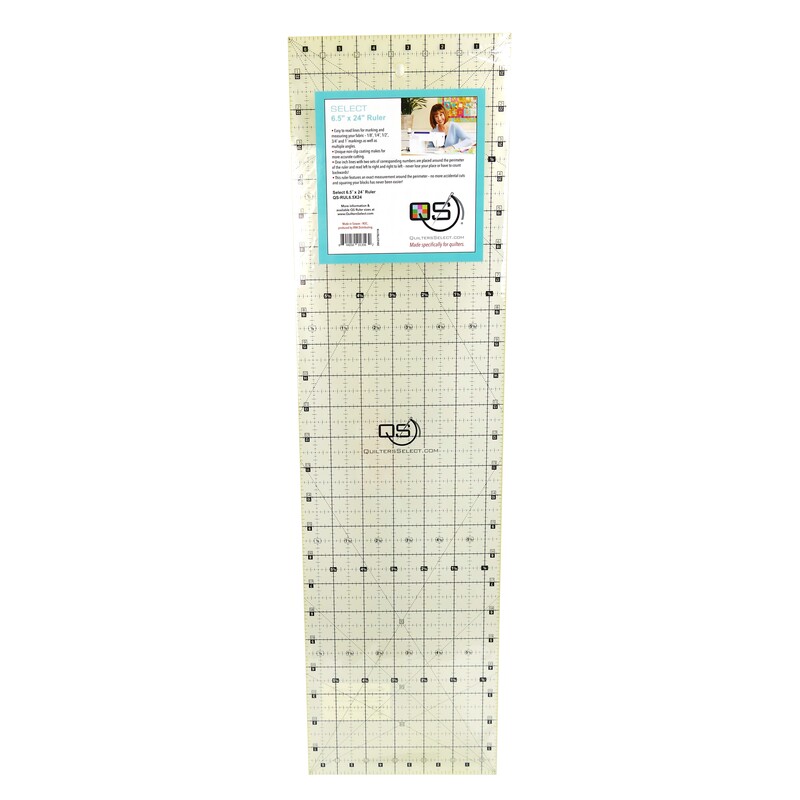 Non-Slip Ruler 6-1/2in x 24in
