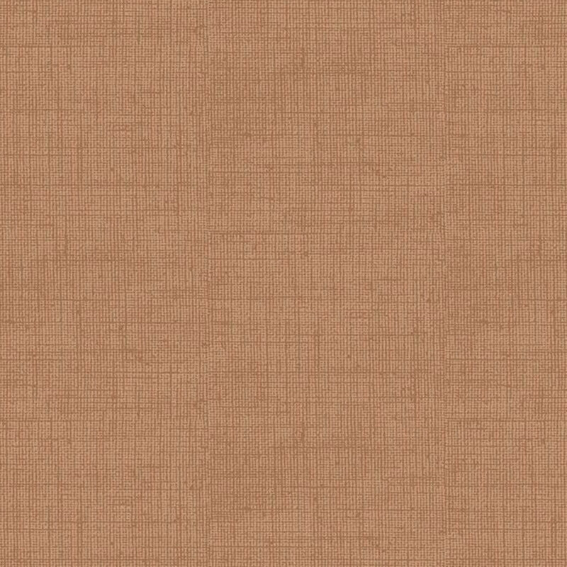 Clay brown fabric with a woven texture.