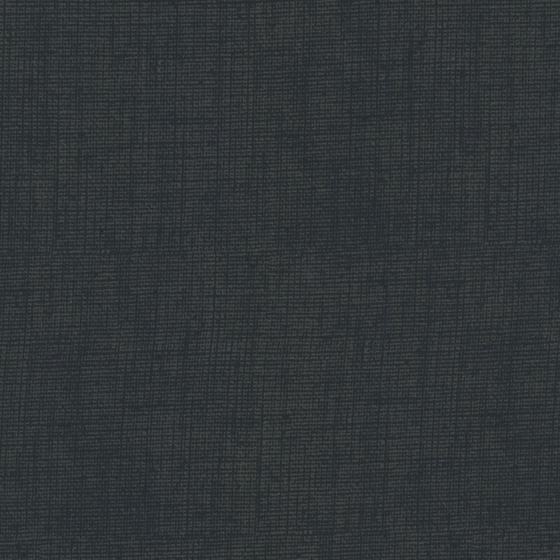 Pitch black fabric with a woven texture.
