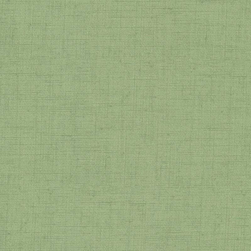 Apple green fabric with a woven texture.