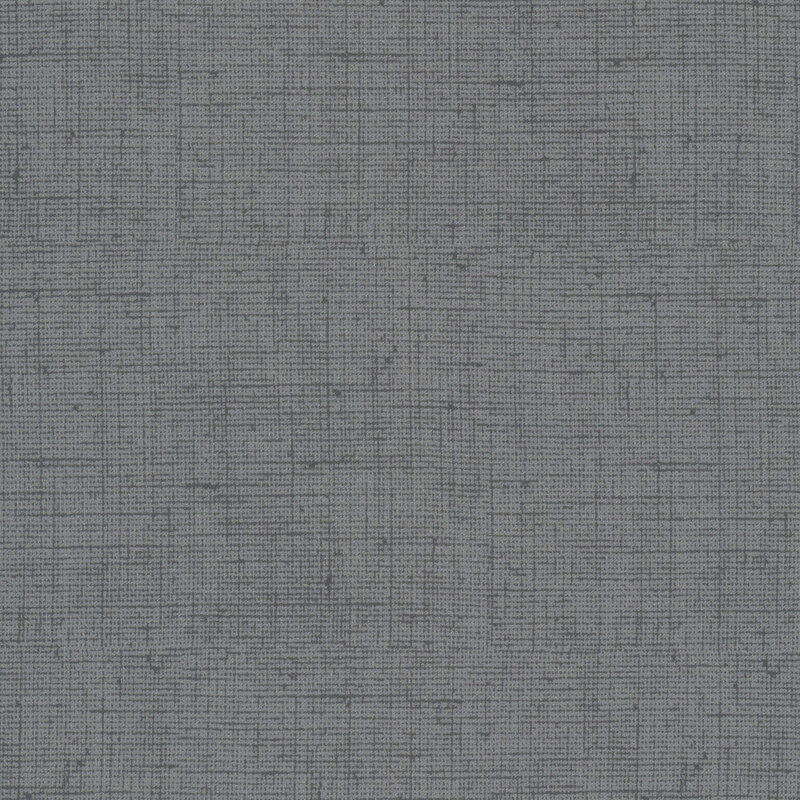 Graphite gray fabric with a woven texture.