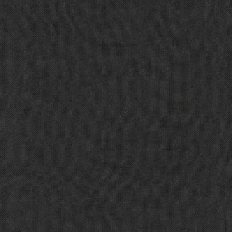 Close up swatch of 30ct Linen Fabric in the color Onyx.
