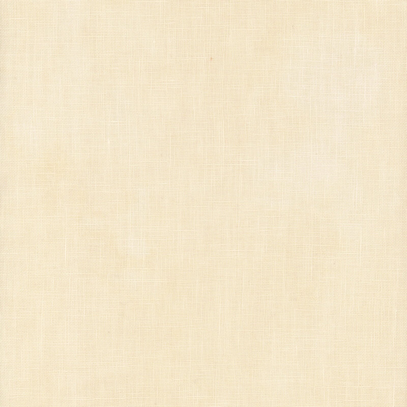 Close up swatch of 32ct Linen Fabric in the color Alabaster.