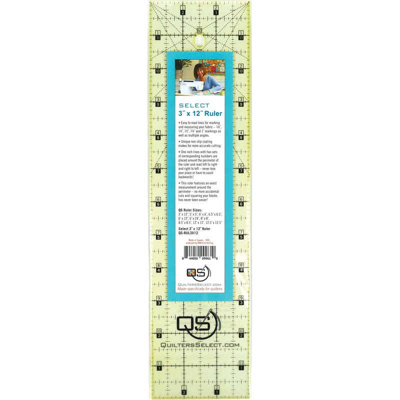 Non-Slip Ruler 3in x 12in