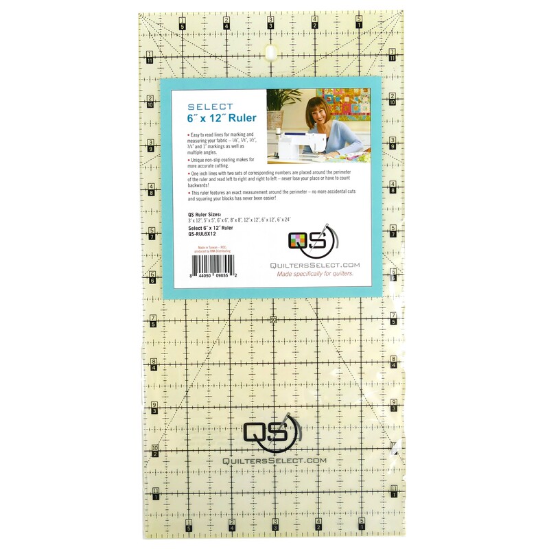 Non-Slip Ruler 6in x 12in