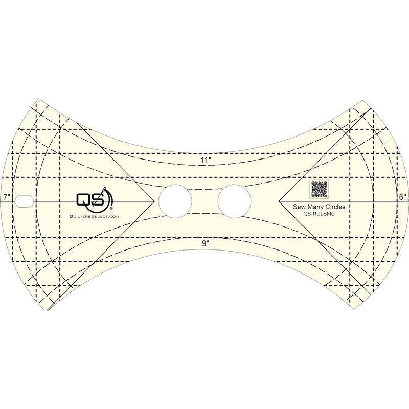 Precision Machine Quilting Ruler: Sew Many Circles