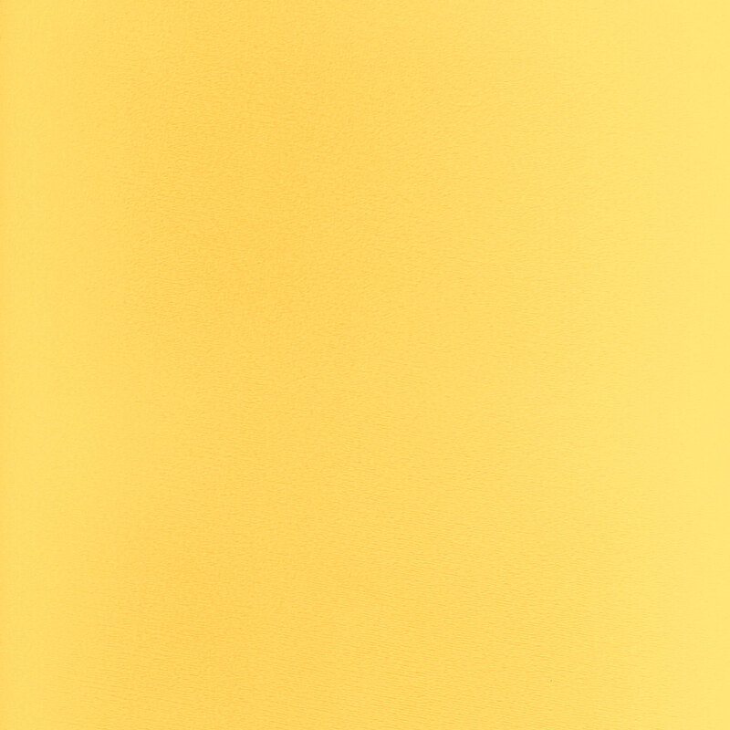 Solid swatch of canary yellow Cuddle fabric.